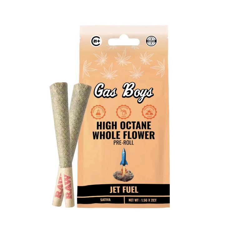 Gas Boys High Octane Whole Flower Pre-Roll 1.5g 2ct / Jet Fuel Sativa